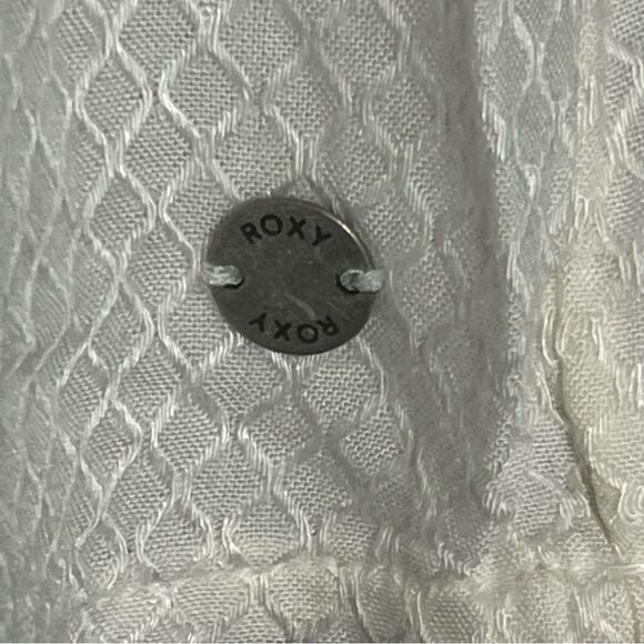 𝅺ROXY Sweet Release Woven Crop Top Style ARJWT03206 Size S in Snow White (WBK0) - Picture 8 of 16